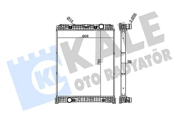KALE 349380 Radyatör resmi