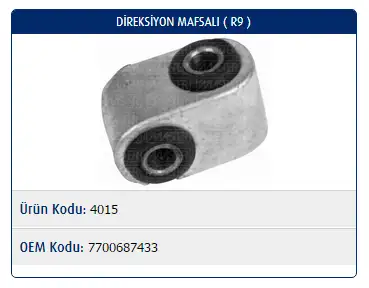 MASTER M4015 Direksiyon Mafsalı 7700687433 resmi