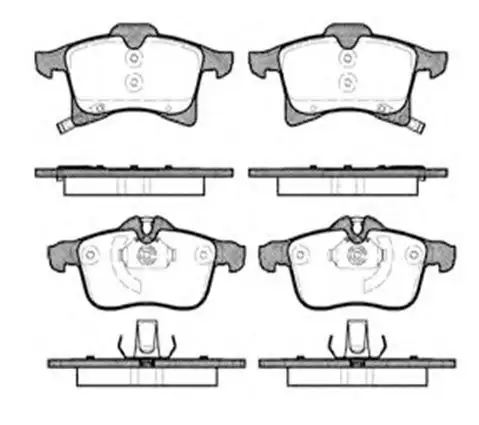 MGA 55187 Ön Fren Balatası 1605992 resmi