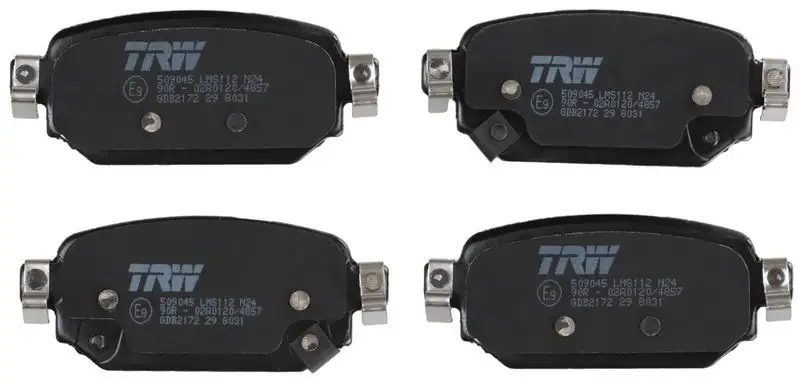 TRW GDB2172 Arka Fren Balatası BAY02643ZB resmi