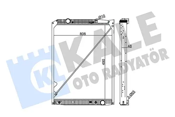 KALE 349295 Radyatör resmi