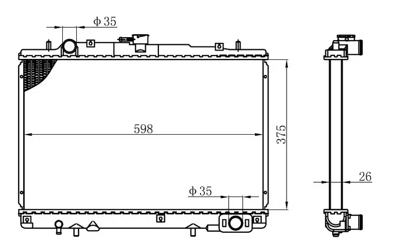 ORIS BMI084026 Radyatör MR127853 resmi