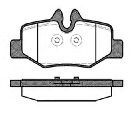 MGA 55305 Arka Fren Balatası 14211010 resmi