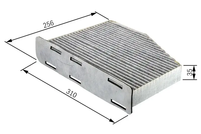 BOSCH 1987432381 Polen Filtresi (Karbonlu) resmi