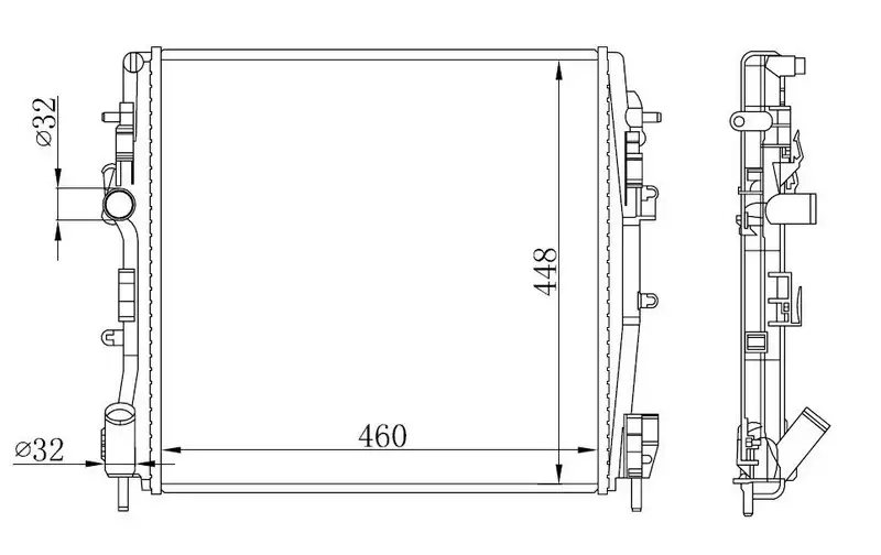 ORIS BRN039026 Radyatör resmi