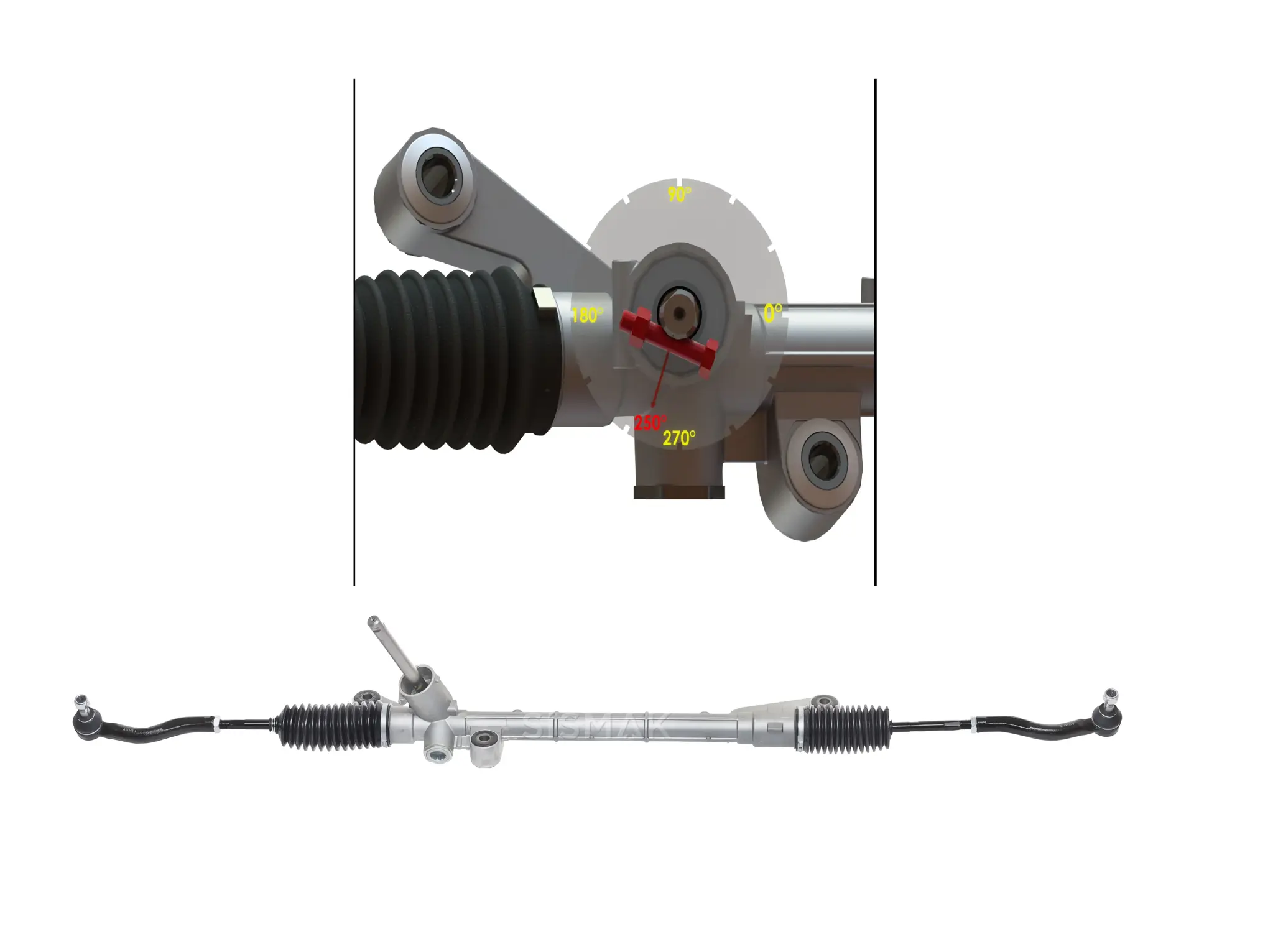 SİSMAK 268610T Direksiyon Kutusu DF9532110A resmi