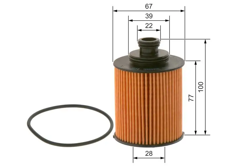 BOSCH 09864B7005 Yağ Filtresi resmi