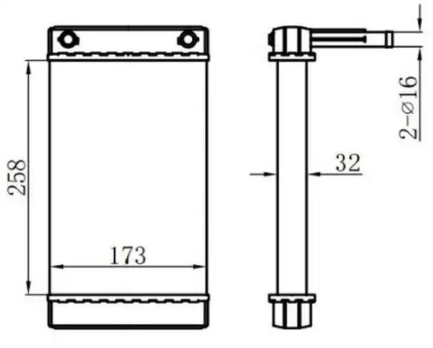 ORIS KFI021032 Kalorifer Radyatörü 976062W001 resmi