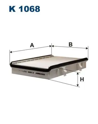 FILTRON K1068 Polen Filtresi 357819638 resmi