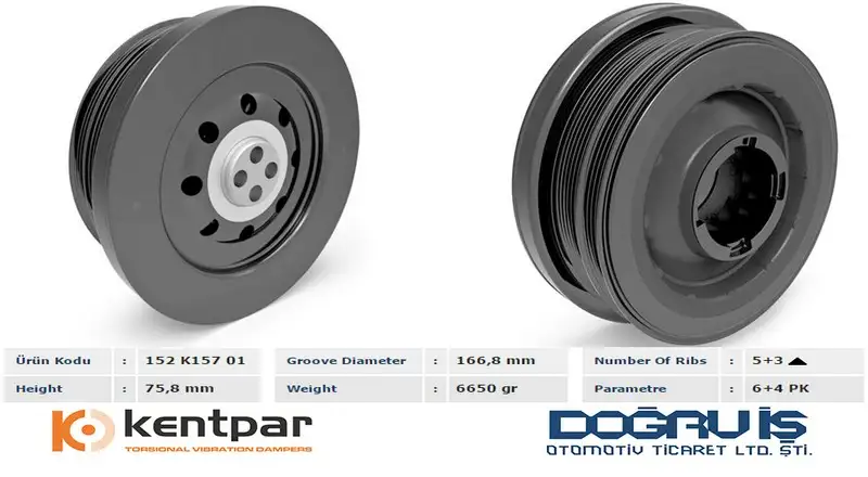 KENTPAR K15701 Krank Kasnağı resmi
