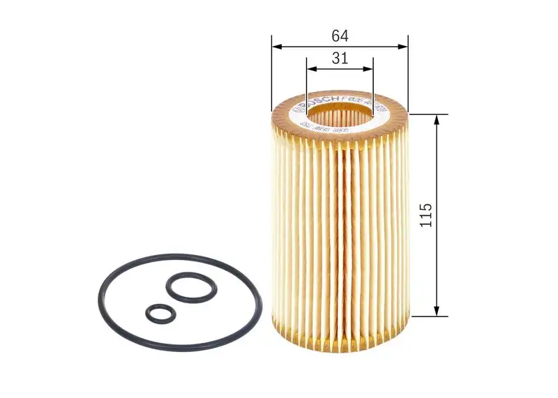 BOSCH F026407070 Yağ Filtresi 15430RBDE02 resmi