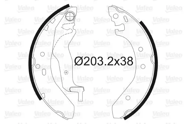 VALEO 562087 Arka Fren Balatası resmi