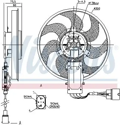 NISSENS 85730 Fan Motoru resmi
