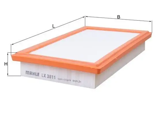 MAHLE LX3811 Hava Filtresi A2740940104 resmi