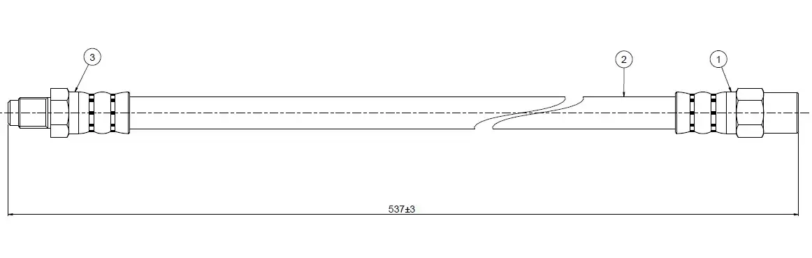CAVO C900212A Arka Fren Hortumu resmi