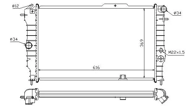 ORIS MOP030034 Radyatör resmi