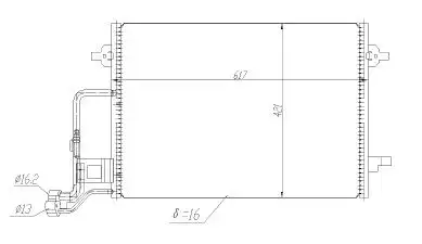 MGA 82291 Klima Radyatörü 3B0260401A resmi