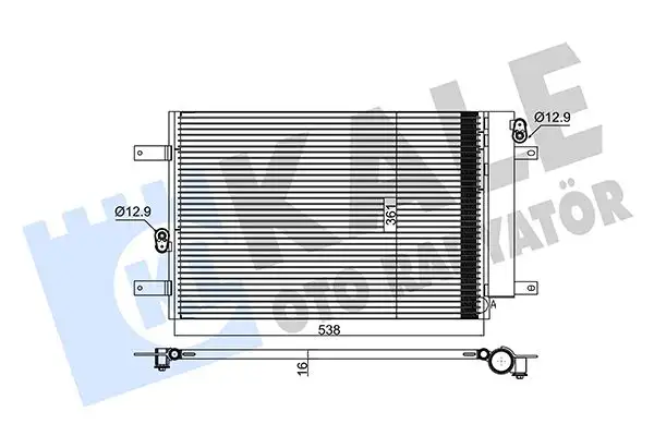 KALE 375900 Klima Radyatörü resmi
