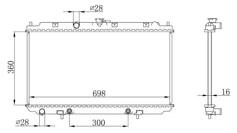 ORIS BNI251016 Radyatör 21410BM700 resmi