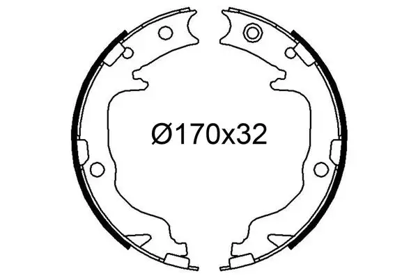 VALEO 564241 Arka Fren Balatası resmi