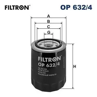 FILTRON OP632/4 Yağ Filtresi resmi