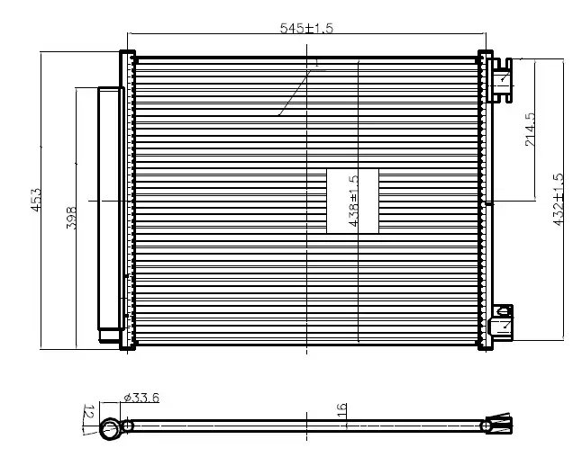 ORIS CRN001016 Klima Radyatörü 921002969R resmi