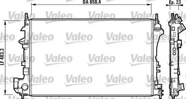 VALEO 732879 Radyatör 24418338 resmi