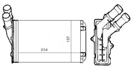 MGA 81800 Kalorifer Radyatörü 644878 resmi