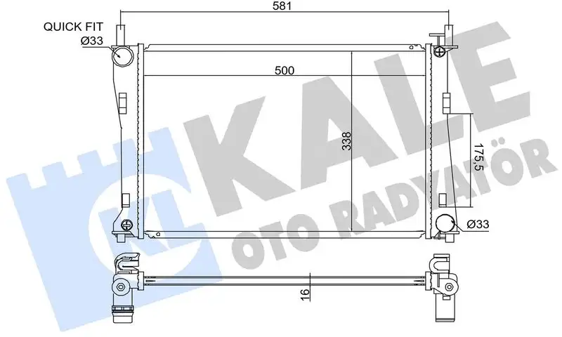 KALE 349600 Radyatör resmi