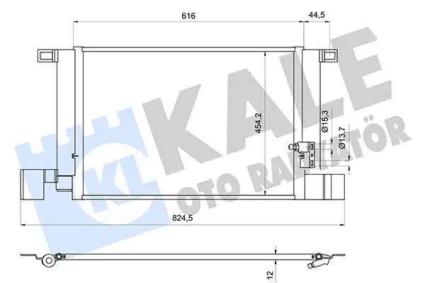 KALE 361275 Klima Radyatörü 4M0816421B resmi