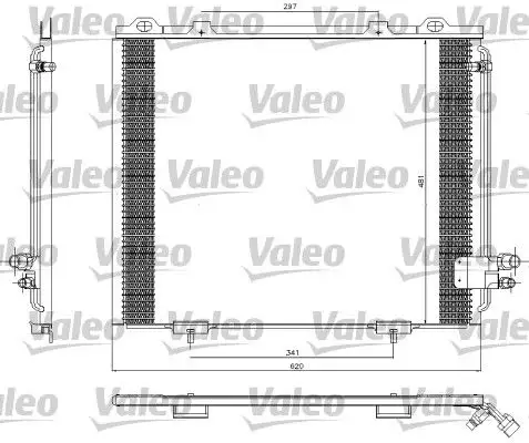 VALEO 817252 Klima Radyatörü A2108300570 resmi
