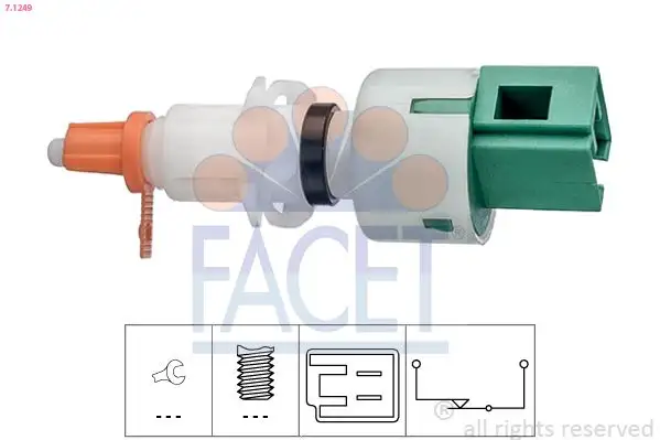 FACET 7.1249 Debriyaj Pedal Müşiri 51824727 resmi