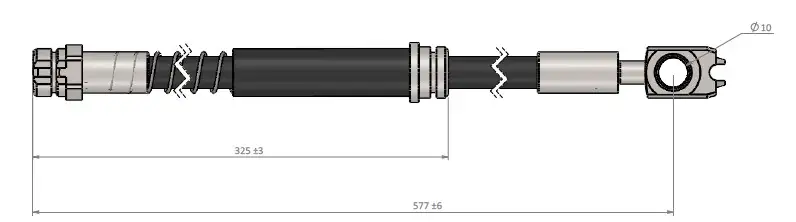 CAVO C900398A Ön Fren Hortumu 1K0611701K resmi