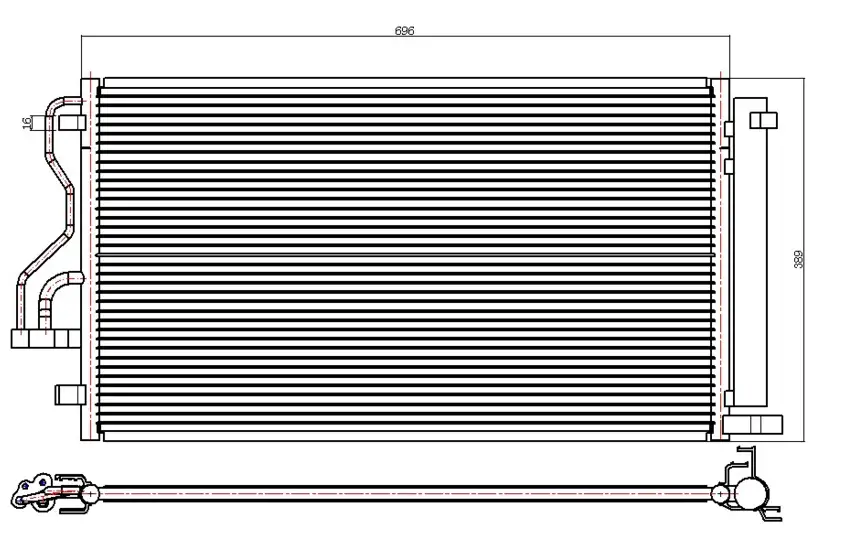 ORIS CKI062016 Klima Radyatörü 976062S000 resmi