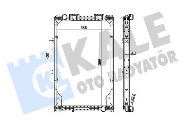 KALE 349505 Radyatör resmi