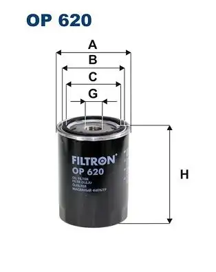 FILTRON OP620 Yağ Filtresi resmi