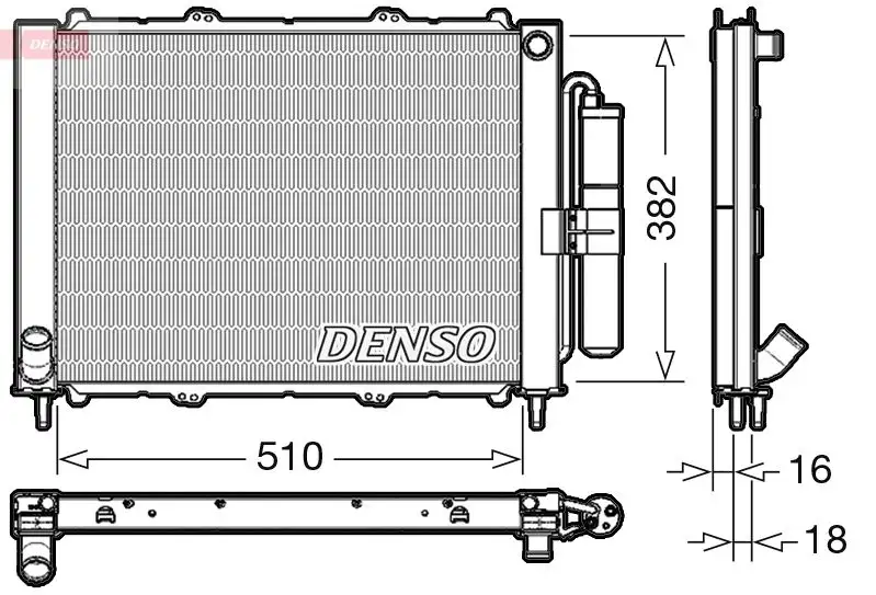 DENSO DRM23103 Radyatör 8200732379 resmi