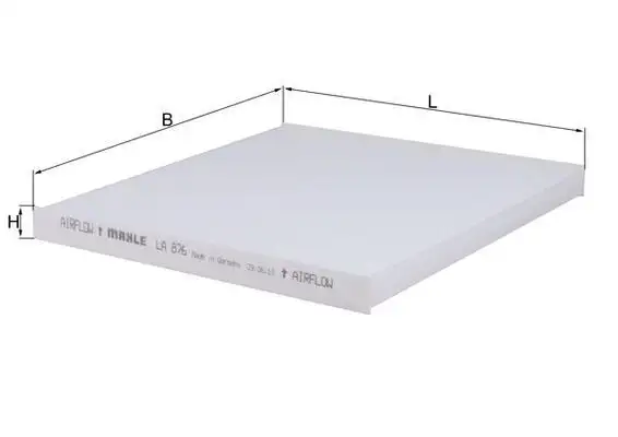 MAHLE LA876 Polen Filtresi resmi