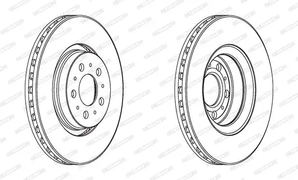 FERODO DDF1898C-1 Ön Fren Diski 9475266 resmi