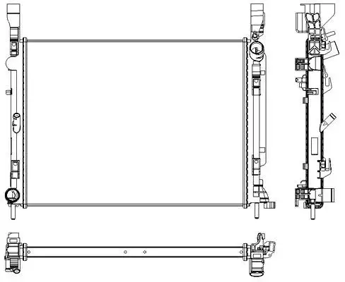 MGA 80420 Radyatör 8200418329 resmi