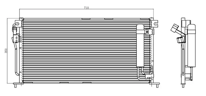 ORIS CMI151016 Klima Radyatörü MR151100 resmi