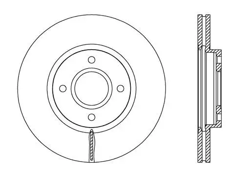 MGA 50444 Ön Fren Diski EY161125AA resmi