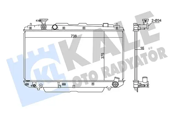 KALE 346215 Radyatör resmi