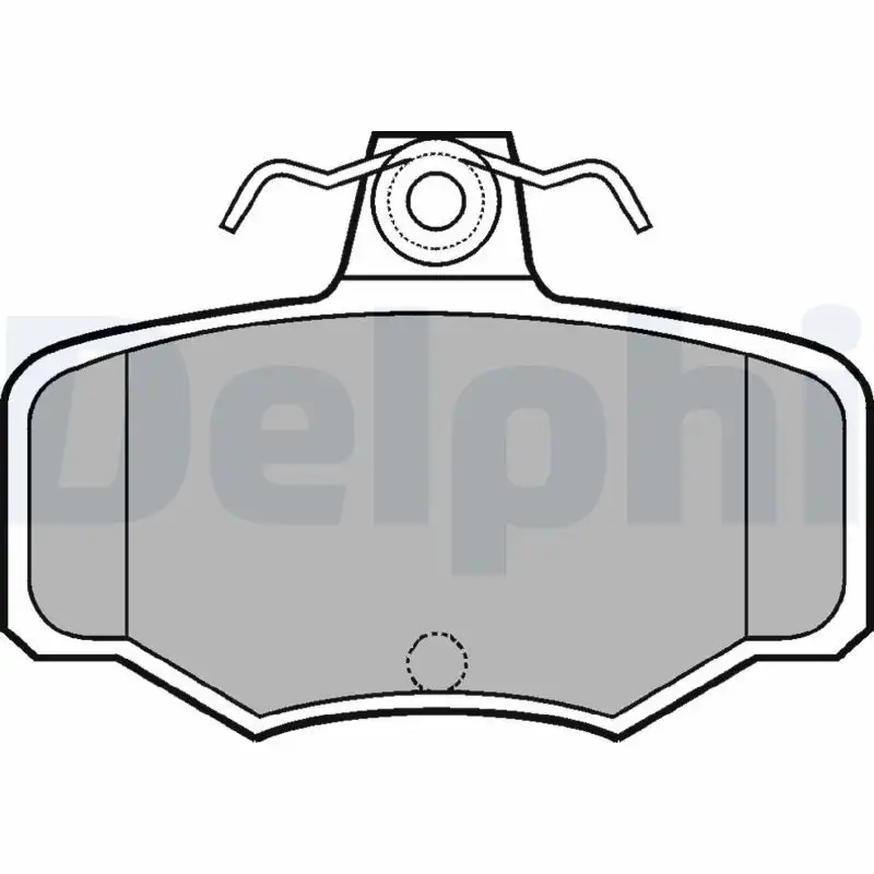 DELPHI LP617 Arka Fren Balatası resmi