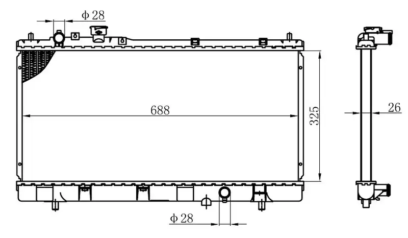ORIS BMZ001016 Radyatör resmi