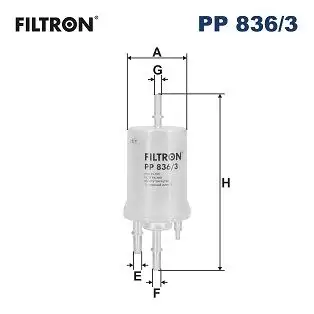 FILTRON PP836/3 Yakıt Filtresi resmi