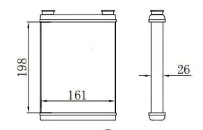 MGA 81206 Kalorifer Radyatörü 271156272R resmi