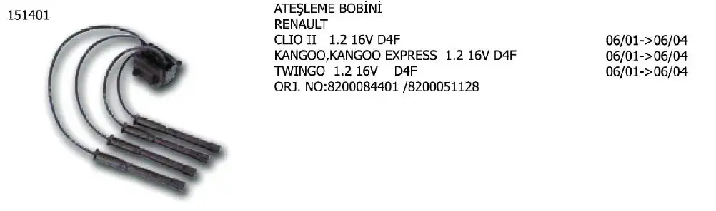 ÜNÜVAR 151401-2 Bobin resmi