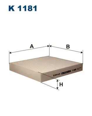 FILTRON K1181 Polen Filtresi G3010FE200 resmi
