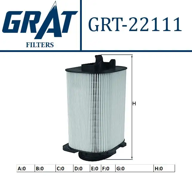 GRAT 22111 Hava Filtresi 2740940004 resmi